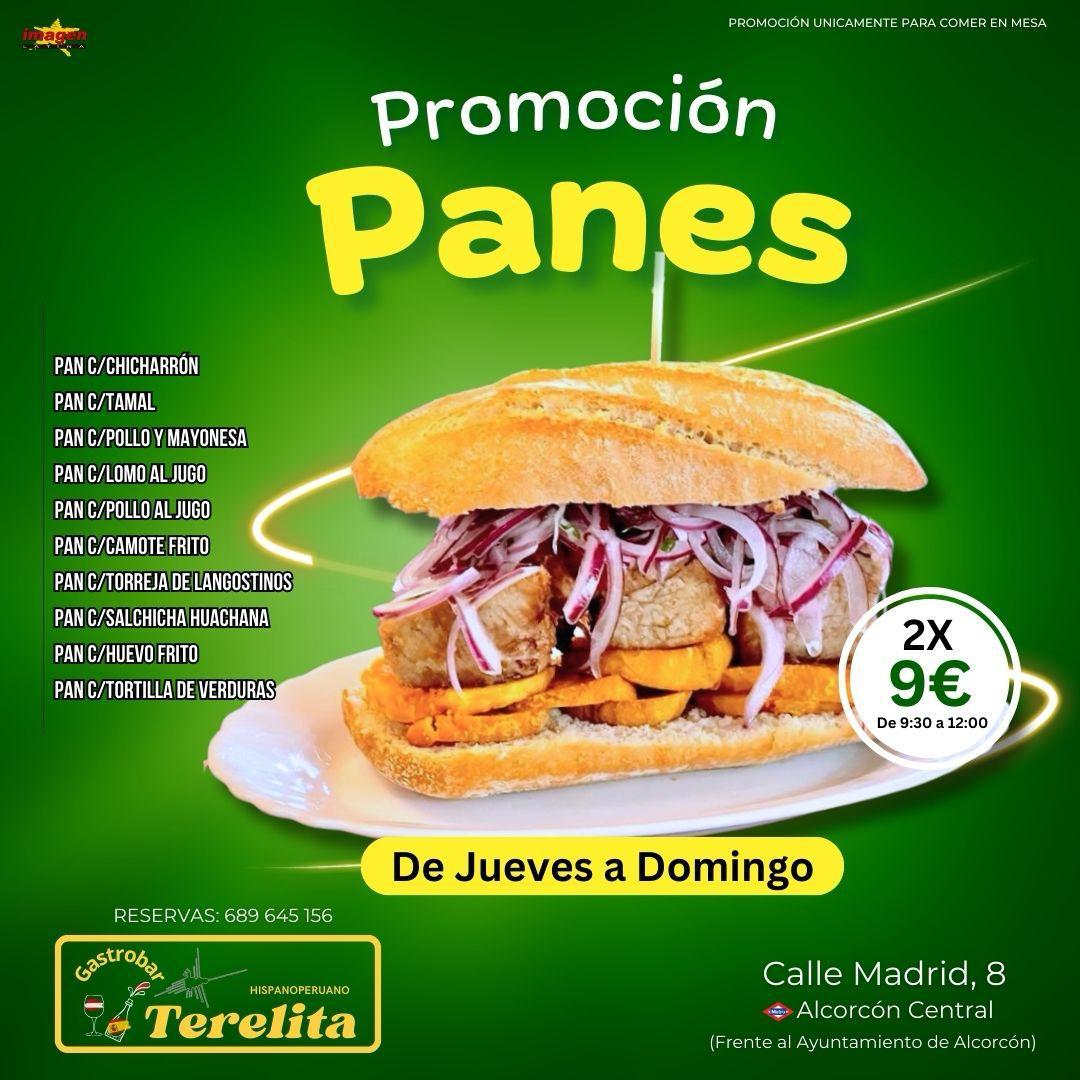 promoción panes desayuno maetes a domingo